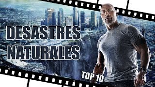 TOP 10  MEJORES PELÍCULAS DE DESASTRES NATURALES Fin del mundo [upl. by Strang]