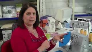 Using Your Overlocker  Serger How to Curves and Corners [upl. by Aracaj]