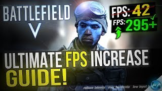 🔧 Battlefield V Dramatically increase performance  FPS with any setup BFV  BF5 FPS Boost [upl. by Noirod]