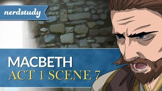 Macbeth Summary Act 1 Scene 7  Nerdstudy [upl. by Dickie]