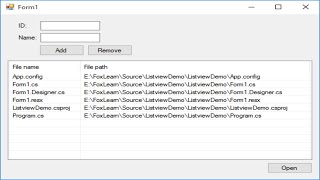 C Tutorial  ListView Control  FoxLearn [upl. by Leamaj]