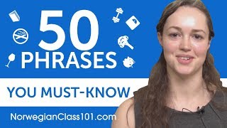 50 Phrases Every Norwegian Beginner MustKnow [upl. by Eirrotal]