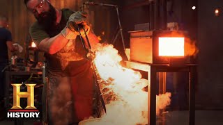 Forged in Fire Forging Two Different Metals Season 5 Episode 7  History [upl. by Desberg483]