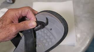 How To Repair CROCS Broken Toe Strap  Easy CROCS Repair [upl. by Latton]