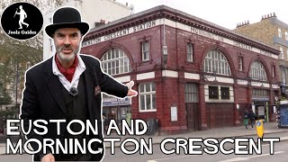 Euston and Mornington Crescent Splendidly Spiffing London Walking Tour [upl. by Nihhi1]