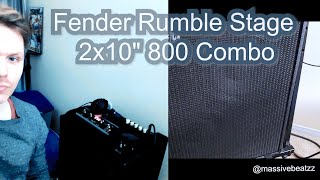 Fender Rumble Stage 800 Combo  Play Through [upl. by Acillegna]