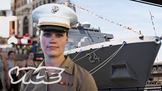 24 Hours with Female Marines in NYC Fleet Week [upl. by Durkee]