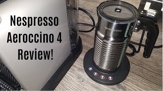 Nespresso Aeroccino 4 Milk Frother Review  Worth upgrading from the Aeroccino 3 [upl. by Ardnwahsal37]