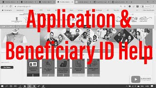 PMAY Application ID and Beneficiary ID tips  Important video for PMAY status check [upl. by Notlrak739]