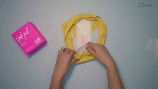 How to use Clovia Gal Pal Sanitary Pads [upl. by Anegroeg]