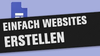 Website erstellen kostenlos mit Google Sites Tutorial [upl. by Eyla422]