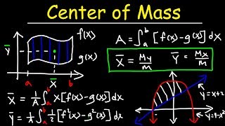 Center of Mass amp Centroid Problems  Calculus [upl. by Aicercal154]