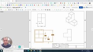 Orthographic Drawing with OnShape [upl. by Mcloughlin521]