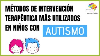 TERAPIAS para niños con AUTISMO [upl. by Nesyt619]