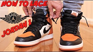 3 WAYS HOW I LACE amp STYLE MY JORDAN 1 [upl. by Latrina]