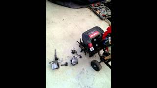 Rebuilt Troy Bilt TB225 tiller [upl. by Kanor]