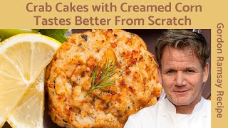 Gordon Ramsays Crab Cake Discover the Secret Behind Recipe [upl. by Alyhc]