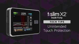 Unintended Touch Protection on the tslim X2™ Insulin Pump [upl. by Nabois]