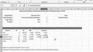 ANOVA Gage RampR with SPC for Excel [upl. by Salhcin]