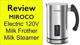 Review Miroco Milk Frother  How to make froth milk at home [upl. by Armbrecht]