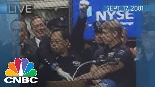 Reopening the NYSE after 911  Archives  CNBC [upl. by Arlyn]