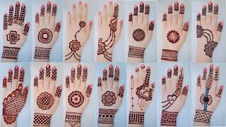 Top 50 mehndi designs karwachauth gol tikki amp tricks mehandi designs backhandArabic henna mehndi [upl. by Ayanaj876]