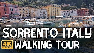 Sorrento Italy Walking Tour in 4K [upl. by Lynde555]