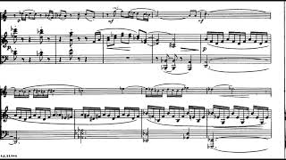 Bohuslav Martinů  Sonatina for Clarinet and Piano H 356 1956 ScoreVideo [upl. by Jamaal]