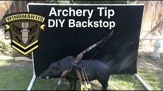 Archery Tip  DIY BackStop [upl. by Ridgley]