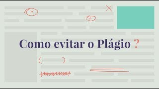 Como evitar o plágio [upl. by Doownyl]