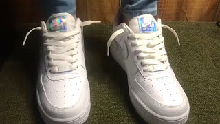 HOW TO LACE NIKE AF1 LOOSELY  THE BEST WAY [upl. by Malony]