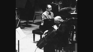 Rostropovich and Horowitz play Rachmaninoff Andante from Cello Sonata 1976 [upl. by Surtemed]