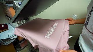 How To Start Your Own T Shirt Printing Business Using A Heat Press [upl. by Abbotsun]