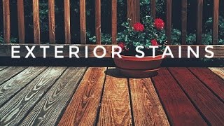 STAINING A DECK  Exterior Wood Staining for Beginners [upl. by Zysk]