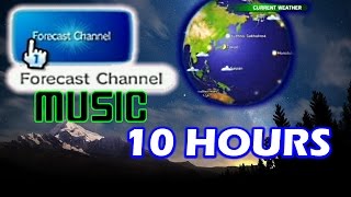 Wii Weather Forecast Channel Music Globe at Night  10 Hours for Sleep  Study  Relaxing [upl. by Ziagos]