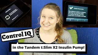 NEW Control IQ Technology in the Tandem tSlim X2 Insulin Pump [upl. by Nnylyram]