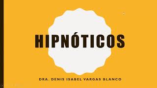 Hipnóticos y barbitúricos [upl. by Haland]