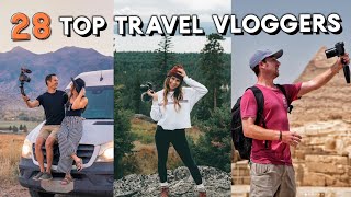 28 TOP TRAVEL VLOGGER channels to follow [upl. by Digdirb]