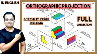 Orthographic ProjectionAn IntroductionEngineering DrawingEngineering GraphicsEnglish [upl. by Isoj]