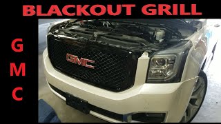 How To Install A Custom Grille on a 20152020 Yukon XL Tahoe Suburban Escalade  3W1B GM SUV DIY [upl. by Waverly173]