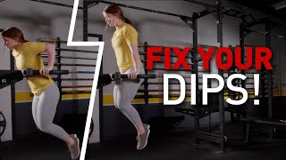 How To Do DIPS for Beginners  Progression Tips [upl. by Sainana]