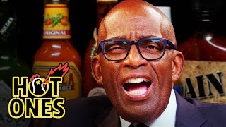 Al Roker Gets Hit by a Heat Wave of Spicy Wings  Hot Ones [upl. by Allehs94]