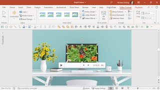 How To Embed A Video In PowerPoint [upl. by Burnley]
