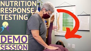 What Is Nutrition Response Testing DEMO SESSION Applied Kinesiology Muscle Testing Explained [upl. by Anaitit990]