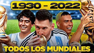 TODAS las FINALES del MUNDIAL 19302022 [upl. by Ykcin]