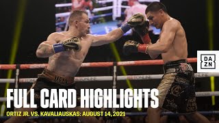 FULL CARD HIGHLIGHTS  Vergil Ortiz Jr vs Egid Kavaliauskas [upl. by Heffron]