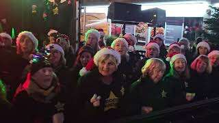 WHAT CHRISTMAS MEANS TO ME Rock Choir at Birkdale Lights Switch On 1st December 2024 [upl. by Antonella346]