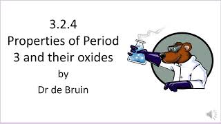 Properties of Period 3 elements and their oxides [upl. by Orianna]