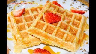 HOW TO MAKE HOMEMADE WAFFLES  HOMEMADE WAFFLES RECIPE  WAFFLES RECIPE  ZEELICIOUS FOODS [upl. by Block930]