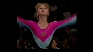 オレシア・デュドニク Olesya Dudnik URS 1989 World Championships VT TF [upl. by Korney]